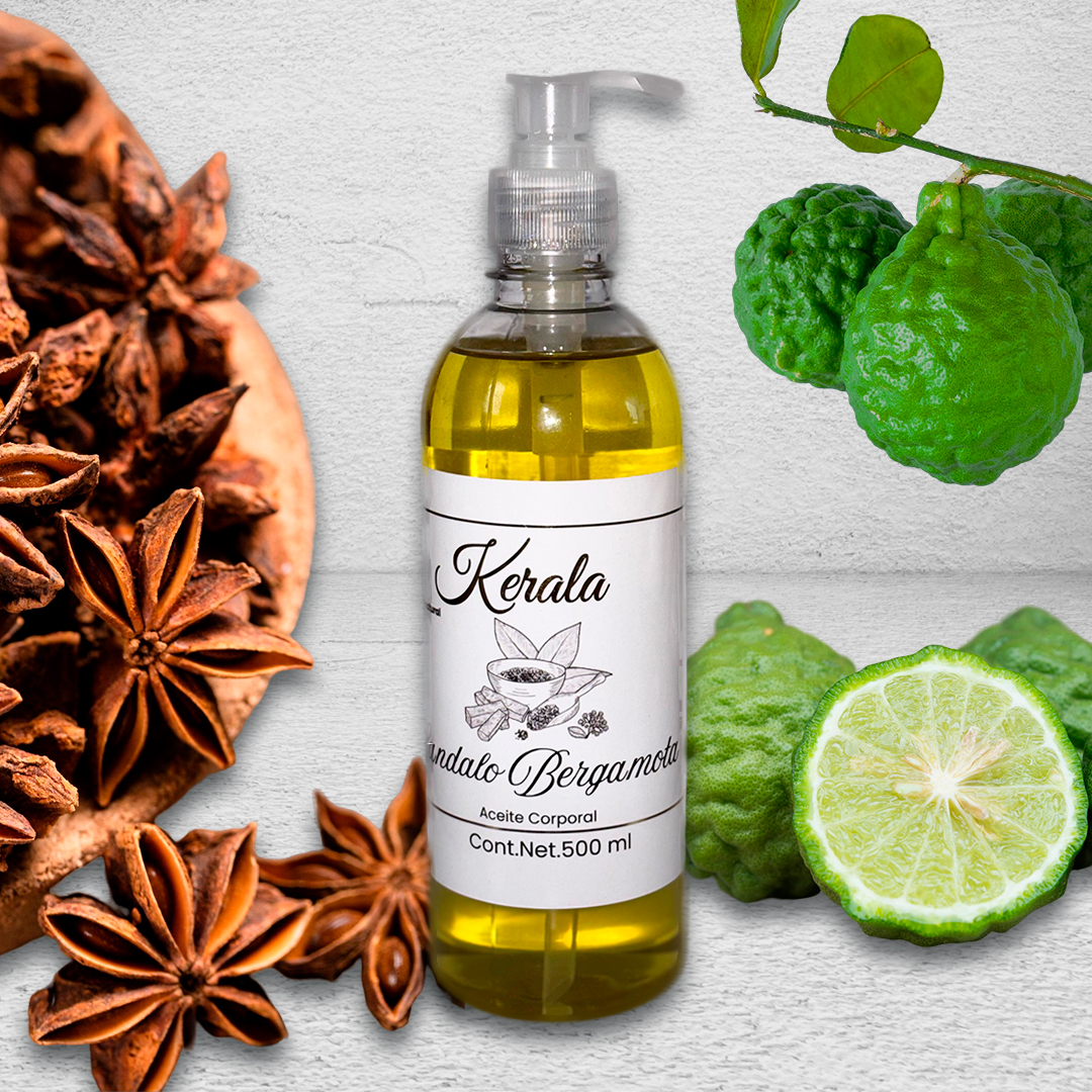 Aceite Corporal de Sándalo y Bergamota